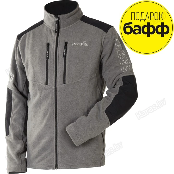 Куртка флисовая Norfin GLACIER Gray