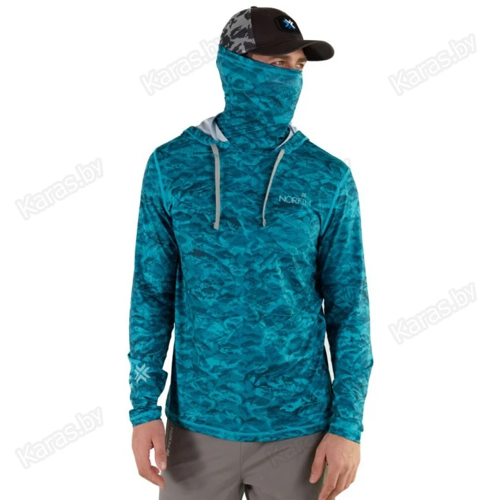 Джерси Norfin Sun Pro Marlin Hoodie Green