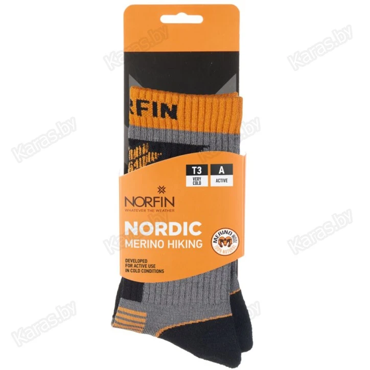 Носки Norfin T3A Nordic Merino Hiking