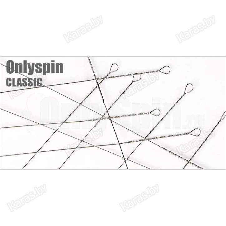 Набор поводков из гитарной струны OnlySpin Classic Ø 0.28 мм (10 шт.)