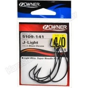 Крючки офсетные Owner J-Light