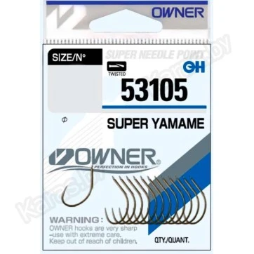 Крючки Owner Super Yamame Brown 53105