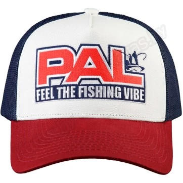 Бейсболка PAL Feel The Fishing Vibe 2023 (бордовый, синий)