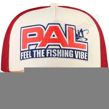 Бейсболка PAL Feel The Fishing Vibe 2023 (бордовый, коричневый)