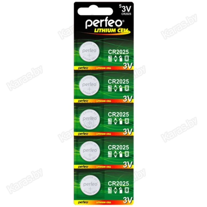 Батарейка Perfeo 3V (CR2025)