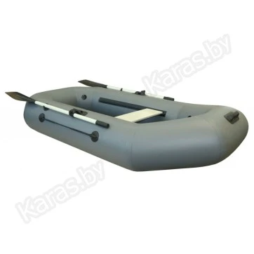 Надувная 1-местная ПВХ лодка Polar Bird Чирок PB-210 Т (серая)