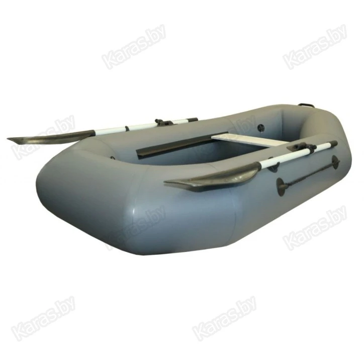 Надувная 1-местная ПВХ лодка Polar Bird Чирок PB-210 Т (серая)