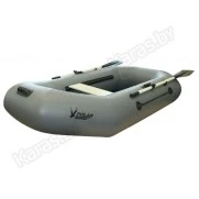 Надувная 1-местная ПВХ лодка Polar Bird Чирок PB-210 Т (серая)