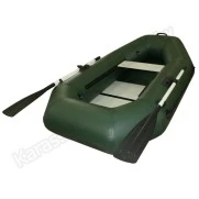 Надувная 1-местная ПВХ лодка Polar Bird Чирок PB-210 Т СС (зеленая, слань стеклокомпозит)