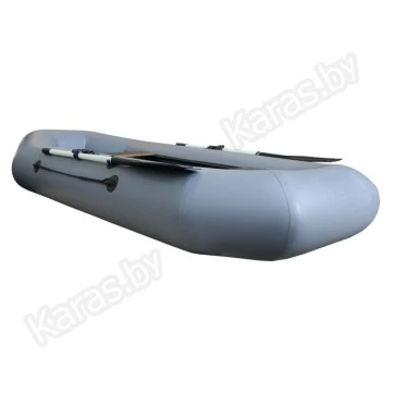 Надувная 2-местная ПВХ лодка Polar Bird Чирок PB-260 Т (серая)