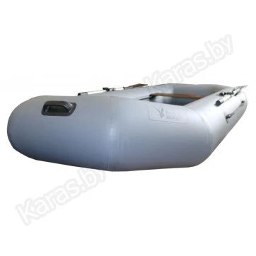 Надувная 2-местная ПВХ лодка Polar Bird Чирок PB-260 Т (серая)