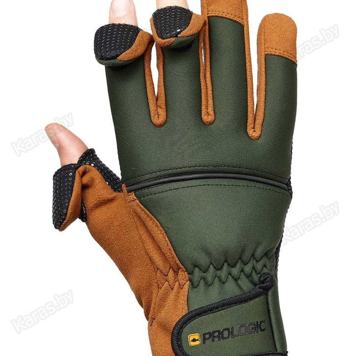 Перчатки Prologic Neoprene Grip Glove Green/Black