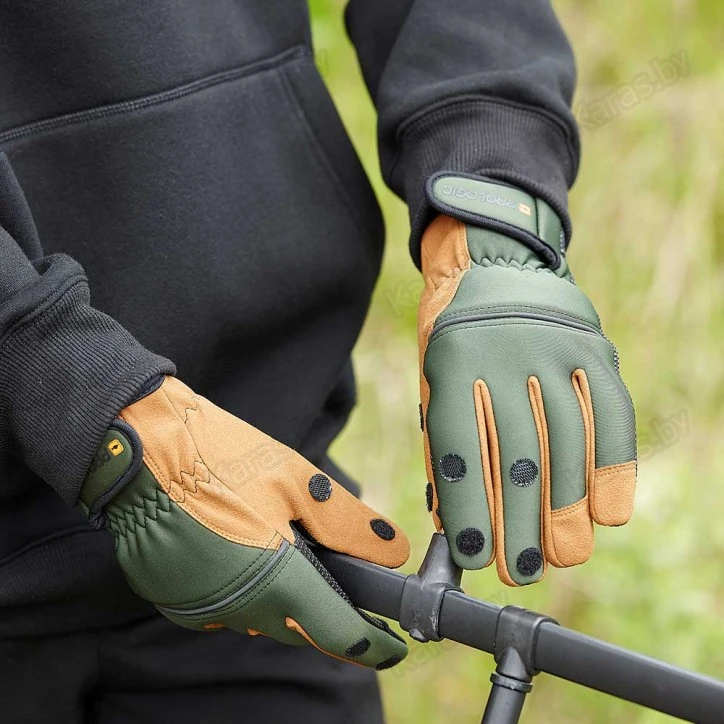 Перчатки Prologic Neoprene Grip Glove Green/Black
