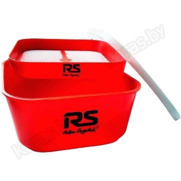 Коробка для наживки с ситом и крышкой RS (165x165x70 мм)