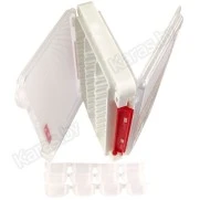 Коробка для приманок двусторонняя Ruzza (170х105х30 мм), вставки EVA-foam + 12 перемычек