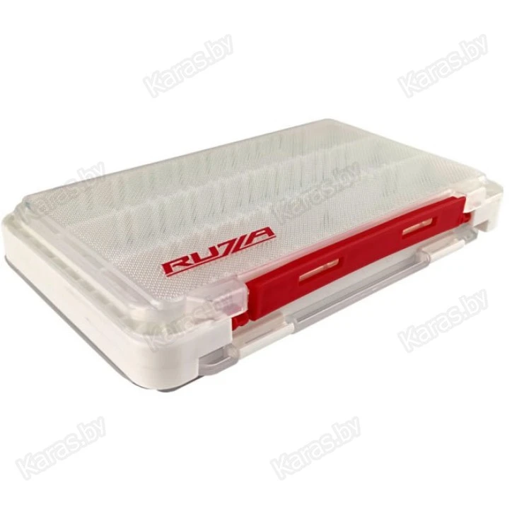 Коробка для приманок двусторонняя Ruzza (170х105х30 мм), вставки EVA-foam + 12 перемычек