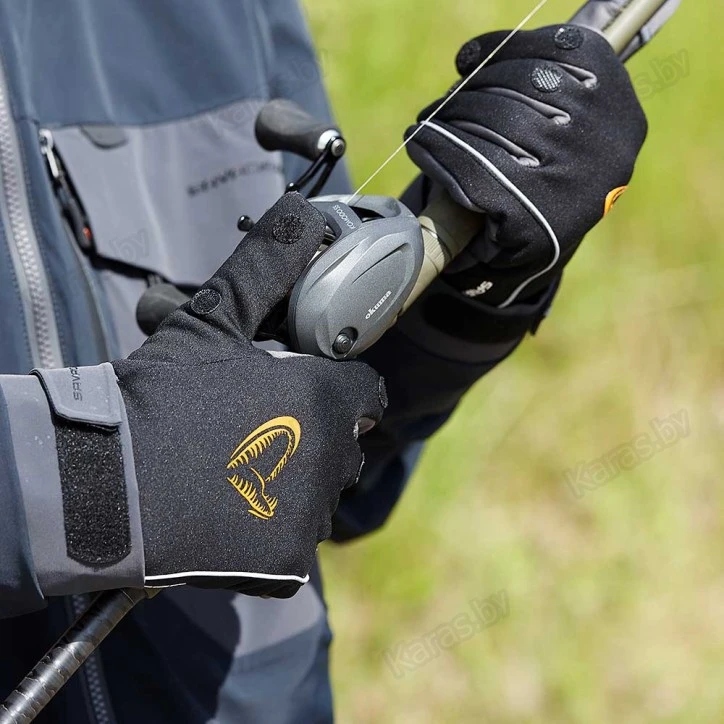 Перчатки Savage Gear Softshell Winter Glove Black