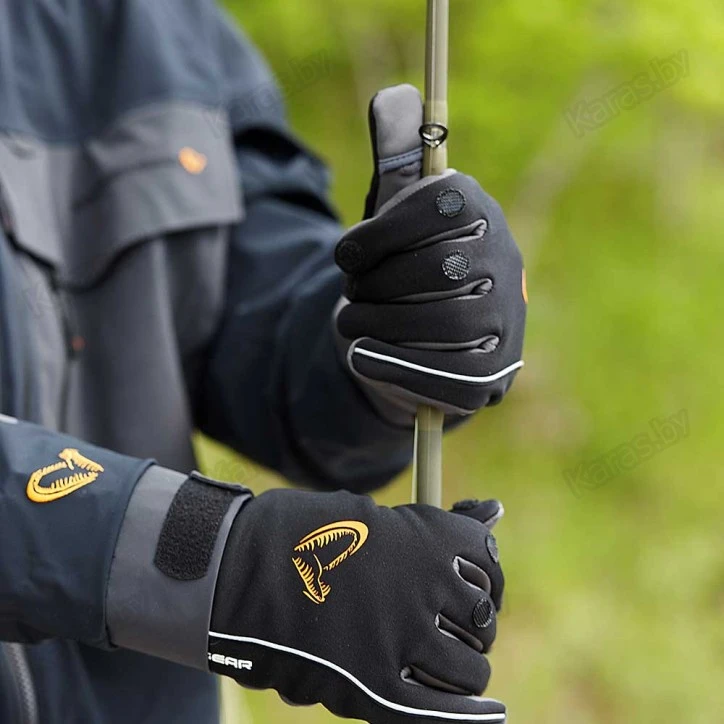 Перчатки Savage Gear Softshell Winter Glove Black