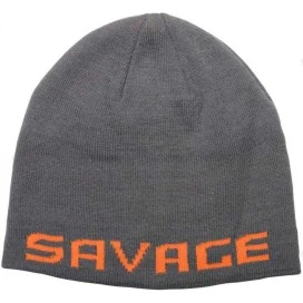 Шапка Savage Gear Logo Beanie Grey/Orange