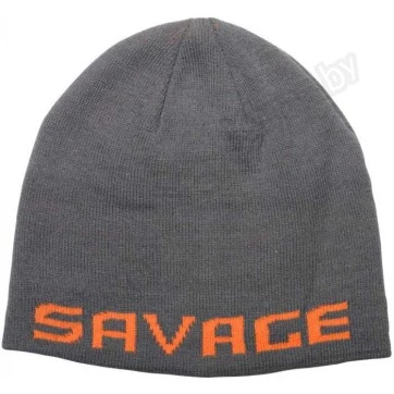 Шапка Savage Gear Logo Beanie Grey/Orange