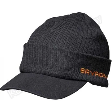 Шапка с козырьком Savage Gear Peak Beanie Rock Grey