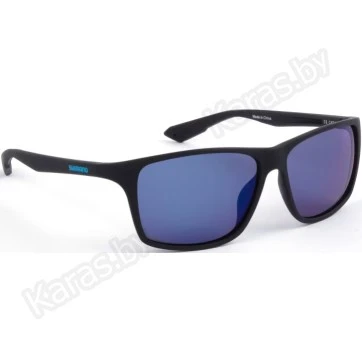 Очки поляризационные Shimano Technium Matte Black & Blue Mirror