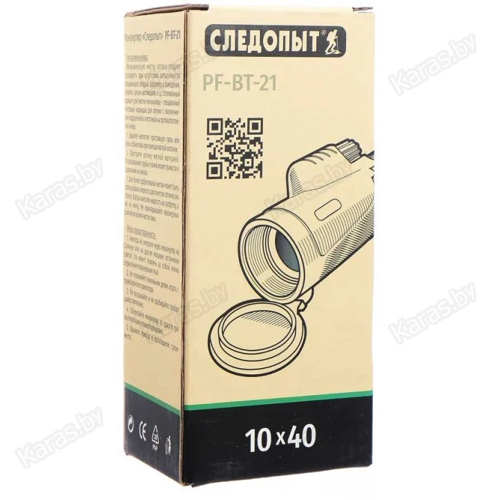 Монокуляр Следопыт в чехле 10x40 PF-BT-21