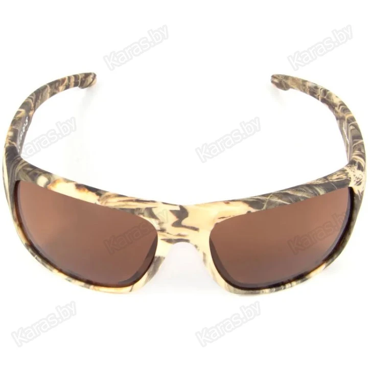 Очки поляризационные Следопыт Dark Camo Brown (в твердом чехле)