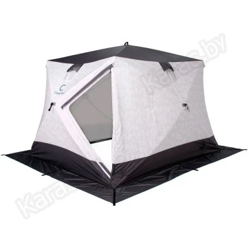 Палатка зимняя Следопыт Куб Thermo Premium Long, трехслойная (2.3х2.9х2.0 м)