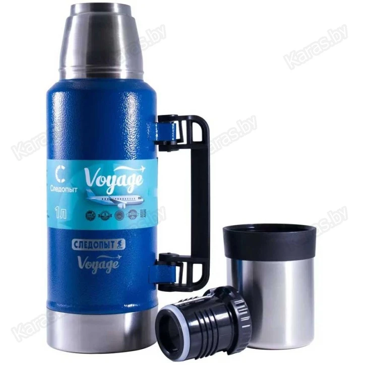 Термос Следопыт Voyage с ручкой 1.0 л (PF-TM-17)