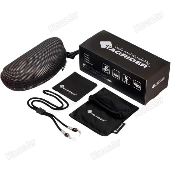 Очки поляризационные Tagrider IMN-009-27 Gray Mirror в чехле