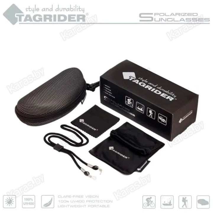 Очки поляризационные Tagrider N29-1 Brown в чехле