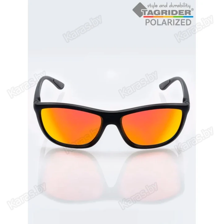 Очки поляризационные Tagrider N29-45 Gold Red Mirror в чехле