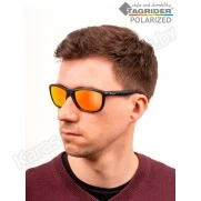 Очки поляризационные Tagrider N29-45 Gold Red Mirror в чехле
