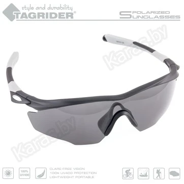 Очки поляризационные Tagrider N10-2 Gray в чехле