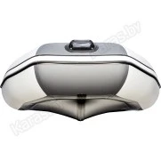 Надувная 2-местная ПВХ лодка Таймень NX 2850 СКК Комби (светло-серый, графит)