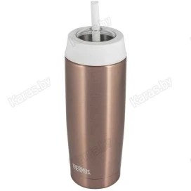 Термостакан c трубочкой THERMOS TS-4030 P 0,47 л (бронзовый)