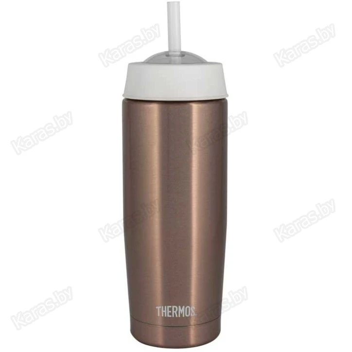 Термостакан c трубочкой THERMOS TS-4030 P 0,47 л (бронзовый)