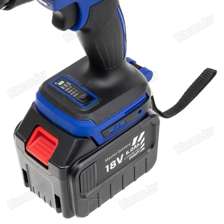 Шуруповерт-электробур 120 Нм, 18V, 6Ah (HS-LB176) Helios