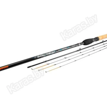 Удилище фидерное Trabucco Spectrum XTS Stillwater Feeder, углеволокно, 3.9 м, тест: до 80 г, 240 г