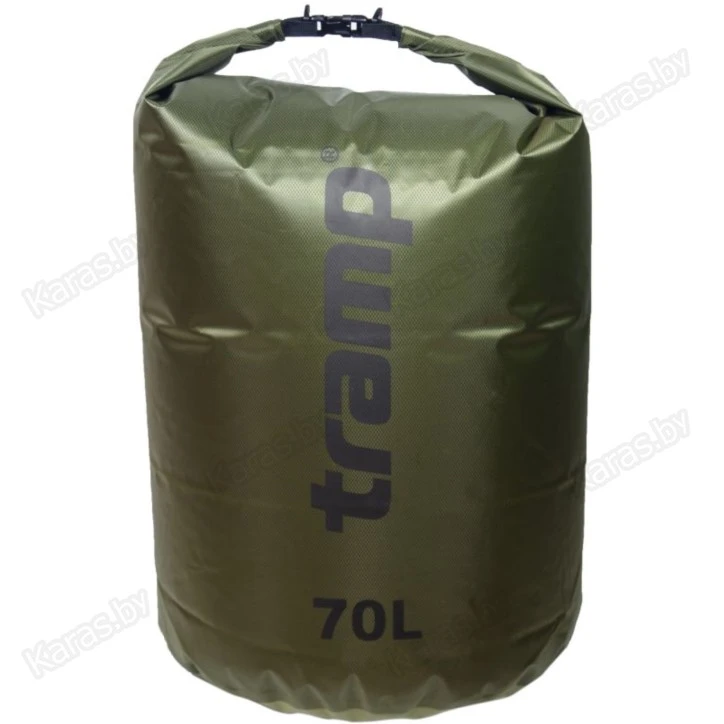 Гермомешок Tramp PVC Diamond Rip-Stop 70л (оливковый)