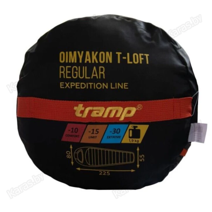 Спальный мешок Tramp Oimyakon Regular (-30°С) (левый) TRS-048R