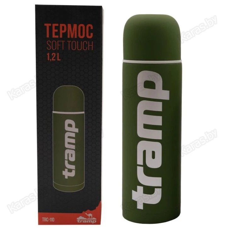 Термос Tramp Soft Touch 1,2 л (хаки)