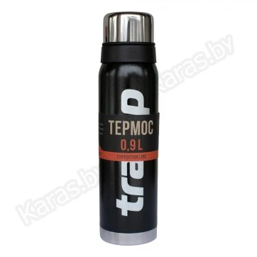 Термос TRAMP Expedition Line 0,9 л с дополнительной чашкой (черный)