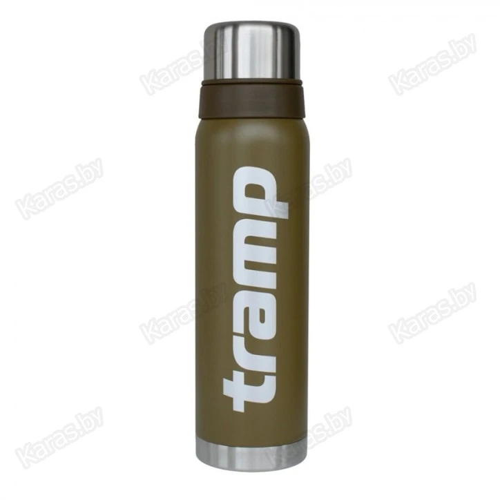 Термос TRAMP Expedition Line 0,9 л с дополнительной чашкой (оливковый)