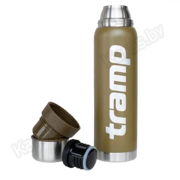 Термос TRAMP Expedition Line 0,9 л с дополнительной чашкой (оливковый)