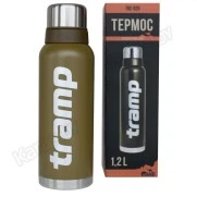 Термос TRAMP Expedition Line 1,2 л с дополнительной чашкой (оливковый)