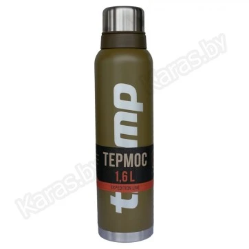 Термос TRAMP Expedition Line 1,6 л с дополнительной чашкой (оливковый)