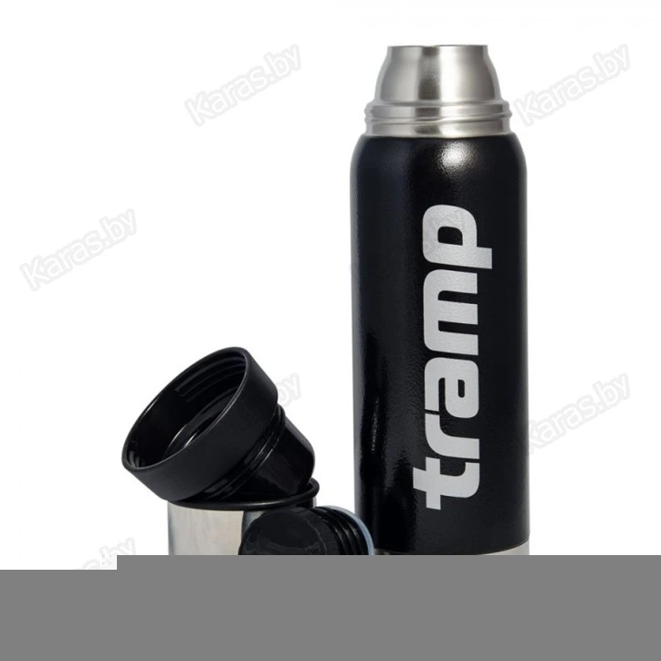 Термос TRAMP Expedition Line 0,75 л с дополнительной чашкой (черный)