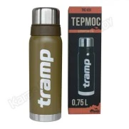 Термос TRAMP Expedition Line 0,75 л с дополнительной чашкой (оливковый)